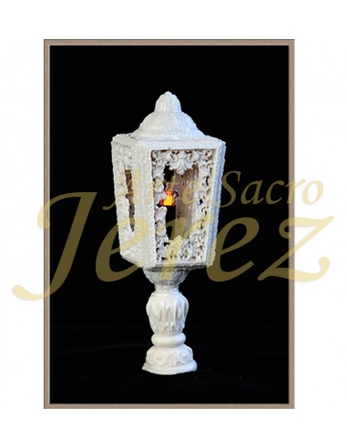 Farol Poligonal Barroco con Luz Neón