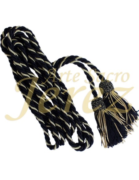 Cíngulo Negro y Dorado