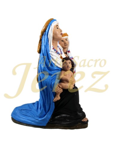 Mujer hebrea con niños